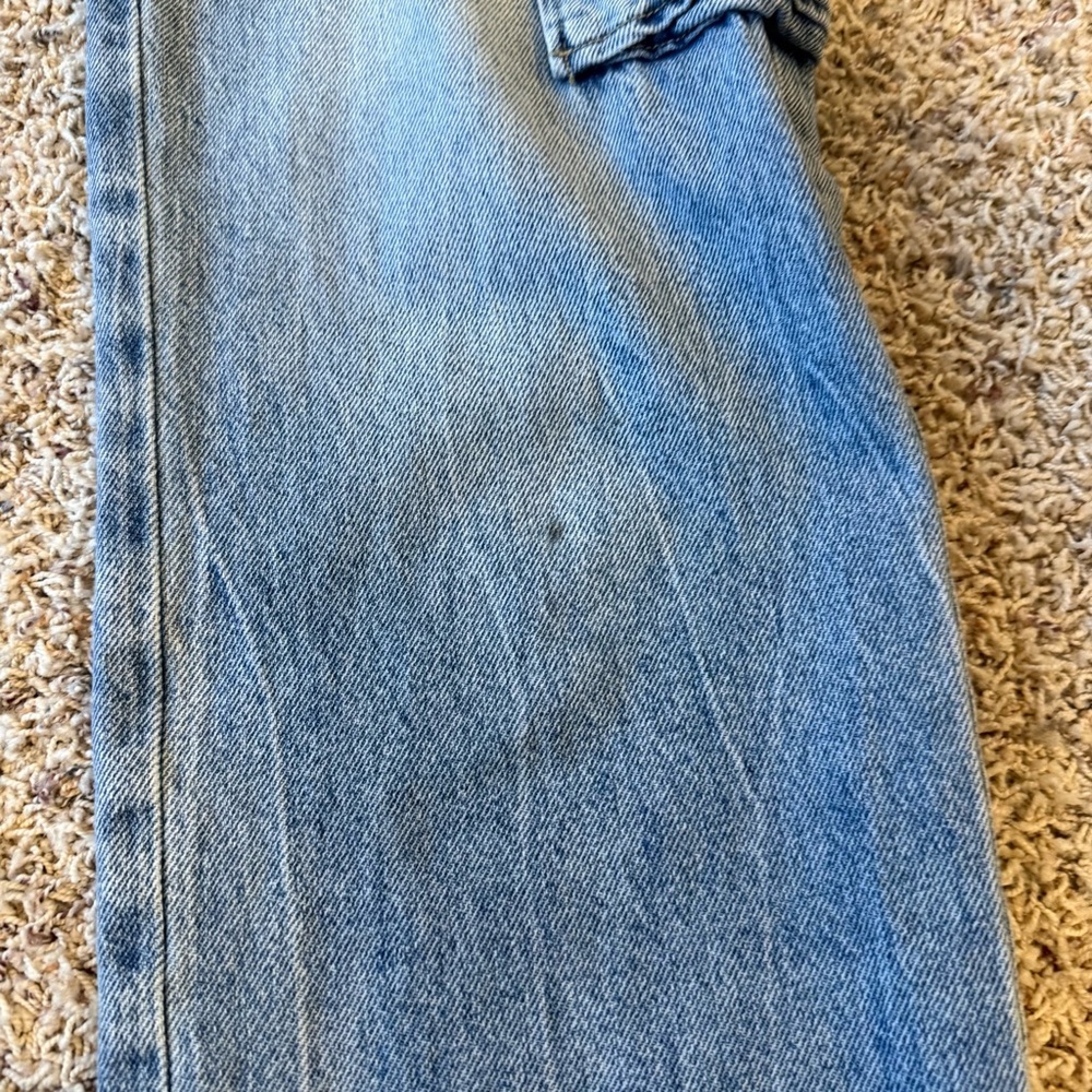 Pistola Bobbie Cargo Regent Wide Leg Trouser Jean Size 24 High Rise Utility - Picture 10 of 16